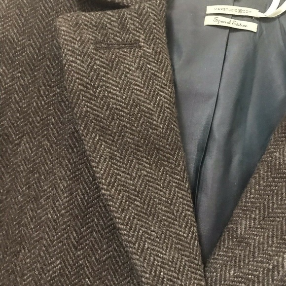 MaxStudio Special Edition brown blazer coat jacket - Picture 8 of 8